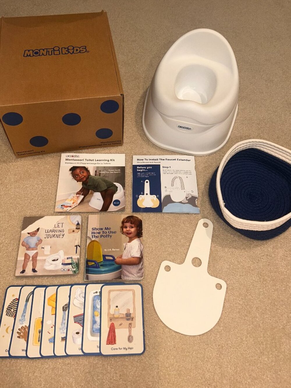 Monti Kids Montessori Toilet Training Full Kit with Original Box